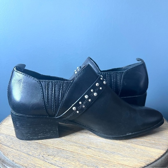 BCBG Loela Leather Ankle Booties - Picture 6 of 10